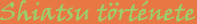 Shiatsu története